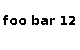 foo bar text in GIF
